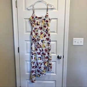 Banana Republic floral white dress in size 2